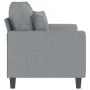 Sofá de 2 plazas de tela gris claro 120 cm de , Sofás - Ref: Foro24-359259, Precio: 233,77 €, Descuento: %