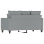 Sofá de 2 plazas de tela gris claro 120 cm de , Sofás - Ref: Foro24-359259, Precio: 242,51 €, Descuento: %