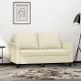 2-seater cream-colored synthetic leather sofa, 120 cm by , Sofas - Ref: Foro24-359329, Price: 196,78 €, Discount: %