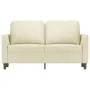 Sofá de 2 plazas de cuero sintético color crema 120 cm de , Sofás - Ref: Foro24-359329, Precio: 196,78 €, Descuento: %