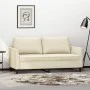 2-Sitzer-Sofa aus Kunstleder in der Farbe Creme 140 cm von , Sofas - Ref: Foro24-359334, Preis: 174,64 €, Rabatt: %