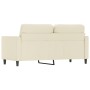 Sofá de 2 plazas de cuero sintético color crema 140 cm de , Sofás - Ref: Foro24-359334, Precio: 185,41 €, Descuento: %