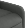 Sillón reclinable de masaje eléctrico tela gris oscuro en Sillones | Comprar online en Foru.es