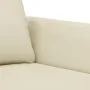 2-seater cream-colored synthetic leather sofa, 140 cm by , Sofas - Ref: Foro24-359334, Price: 174,64 €, Discount: %