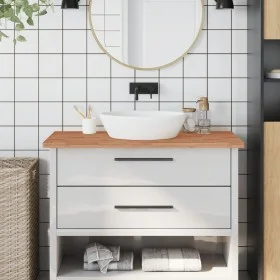 Encimera de baño madera maciza de haya 100x60x2,5 cm de , Encimeras - Ref: Foro24-356004, Precio: 102,46 €, Descuento: %