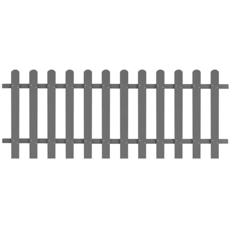 WPC garden picket fence 200x80 cm by vidaXL, fenced with pickets - Ref: Foro24-42819, Price: 96,33 €, Discount: %