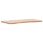Tablero de escritorio madera maciza de haya 80x(36-40)x2,5 cm de , Accesorios y productos para escritorios - Ref: Foro24-3560...