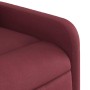 Sillón de masaje reclinable eléctrico tela rojo tinto en Sillones | Comprar online en Foru.es