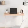 Schreibtischplatte aus massivem Buchenholz 80x40x4 cm von , Schreibtischzubehör und Produkte - Ref: Foro24-356073, Preis: 41,...