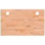 Schreibtischplatte aus massivem Buchenholz 100x60x2,5 cm von , Schreibtischzubehör und Produkte - Ref: Foro24-356086, Preis: ...