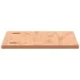 Schreibtischplatte aus massivem Buchenholz 100x60x2,5 cm von , Schreibtischzubehör und Produkte - Ref: Foro24-356086, Preis: ...
