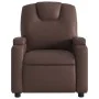 Reclining massage armchair in brown synthetic leather by , Armchairs - Ref: Foro24-372398, Price: 275,07 €, Discount: %
