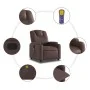 Reclining massage armchair in brown synthetic leather by , Armchairs - Ref: Foro24-372398, Price: 275,07 €, Discount: %