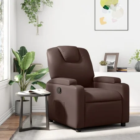 Brauner Liegesessel aus Kunstleder von , Sessel - Ref: Foro24-372391, Preis: 200,58 €, Rabatt: %
