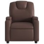Sillón reclinable de cuero sintético marrón de , Sillones - Ref: Foro24-372391, Precio: 203,58 €, Descuento: %