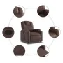 Brauner Liegesessel aus Kunstleder von , Sessel - Ref: Foro24-372391, Preis: 200,58 €, Rabatt: %