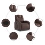 Sillón reclinable de cuero sintético marrón de , Sillones - Ref: Foro24-372391, Precio: 203,58 €, Descuento: %