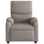 Sillón de masaje reclinable de tela gris taupé de , Sillones - Ref: Foro24-373430, Precio: 262,52 €, Descuento: %