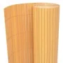 Gelber doppelseitiger Gartenzaun aus PVC, 90 x 500 cm von vidaXL, Zaunpaneele - Ref: Foro24-43629, Preis: 54,60 €, Rabatt: %
