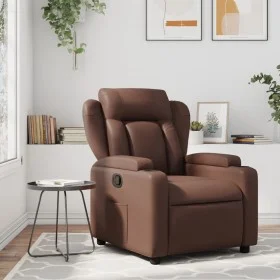 Brauner Liegesessel aus Kunstleder von , Sessel - Ref: Foro24-372429, Preis: 199,98 €, Rabatt: %