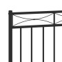 Cabecero de metal negro 75 cm de , Cabeceros y pies de cama - Ref: Foro24-373717, Precio: 22,19 €, Descuento: %