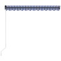 Toldo manual retráctil azul y blanco 350x250 cm de vidaXL, Toldos - Ref: Foro24-3055188, Precio: 233,88 €, Descuento: %