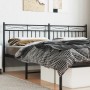 Cabecero de metal negro 200 cm de , Cabeceros y pies de cama - Ref: Foro24-373729, Precio: 34,84 €, Descuento: %