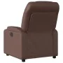 Sillón de masaje reclinable cuero sintético marrón de , Sillones - Ref: Foro24-372474, Precio: 218,01 €, Descuento: %
