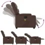 Sillón de masaje reclinable cuero sintético marrón de , Sillones - Ref: Foro24-372474, Precio: 218,01 €, Descuento: %