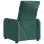 Sillón reclinable de masaje eléctrico tela verde oscuro en Sillones | Comprar online en Foru.es
