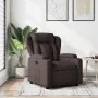 Sillón reclinable de tela marrón oscuro de , Sillones - Ref: Foro24-372408, Precio: 233,87 €, Descuento: %