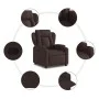 Sillón reclinable de tela marrón oscuro de , Sillones - Ref: Foro24-372408, Precio: 233,87 €, Descuento: %