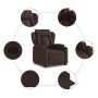 Sillón reclinable de tela marrón oscuro de , Sillones - Ref: Foro24-372408, Precio: 236,25 €, Descuento: %