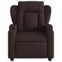 Sillón reclinable de tela marrón oscuro de , Sillones - Ref: Foro24-372408, Precio: 233,87 €, Descuento: %