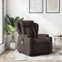 Sillón de masaje reclinable de tela marrón oscuro de , Sillones - Ref: Foro24-372420, Precio: 261,19 €, Descuento: %