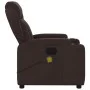 Sillón de masaje reclinable de tela marrón oscuro de , Sillones - Ref: Foro24-372420, Precio: 261,19 €, Descuento: %