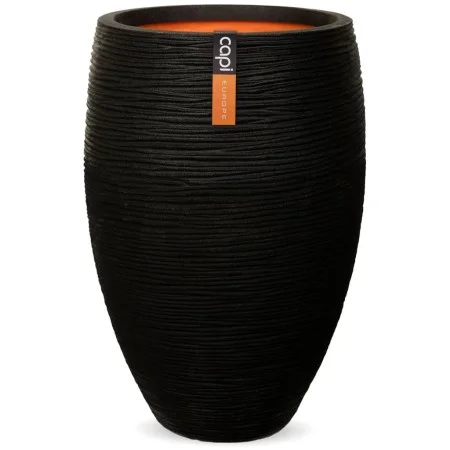 Capi Jarrón Nature Rib elegante Deluxe 40x60 cm negro KBLR1131 de Capi, Maceteros y jardineras - Ref: Foro24-424248, Precio: ...