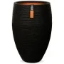 Capi Jarrón Nature Rib elegante Deluxe 40x60 cm negro KBLR1131 de Capi, Maceteros y jardineras - Ref: Foro24-424248, Precio: ...