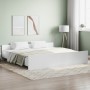Estructura de cama con cabecero piecero blanco 200x200 cm de , Camas y somieres - Ref: Foro24-3203733, Precio: 127,53 €, Desc...
