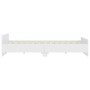 Estructura de cama con cabecero piecero blanco 200x200 cm de , Camas y somieres - Ref: Foro24-3203733, Precio: 127,53 €, Desc...