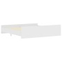 Estructura de cama con cabecero piecero blanco 200x200 cm de , Camas y somieres - Ref: Foro24-3203733, Precio: 127,53 €, Desc...