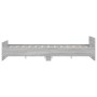 Estructura de cama con cabecero piecero gris Sonoma 150x200 cm de , Camas y somieres - Ref: Foro24-3203759, Precio: 139,90 €,...