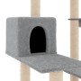 Rascador para gatos con postes de sisal gris claro 82,5 cm en Mobiliario para gatos | Comprar online en Foru.es