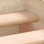 Estructura de cama con cabecero piecero roble Sonoma 140x190 cm de , Camas y somieres - Ref: Foro24-3203784, Precio: 140,77 €...