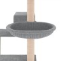 Rascador para gatos con postes de sisal gris claro 82,5 cm en Mobiliario para gatos | Comprar online en Foru.es
