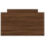 Estructura de cama con cabecero piecero roble marrón 90x200 cm de , Camas y somieres - Ref: Foro24-3203809, Precio: 206,00 €,...