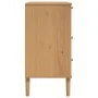 Cómoda SENJA aspecto ratán madera maciza pino marrón 80x40x80cm de , Cajoneras - Ref: Foro24-358022, Precio: 104,94 €, Descue...