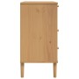 Cómoda SENJA aspecto ratán madera maciza pino marrón 80x40x80cm de , Cajoneras - Ref: Foro24-358022, Precio: 105,69 €, Descue...
