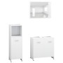 Conjunto de muebles de baño 3 pzas madera contrachapada blanco de , Muebles de baño - Ref: Foro24-3056907, Precio: 106,83 €, ...