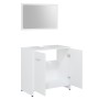 Conjunto de muebles de baño 3 pzas madera contrachapada blanco de , Muebles de baño - Ref: Foro24-3056907, Precio: 106,83 €, ...